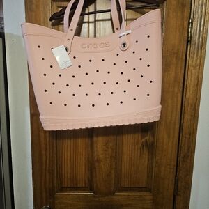 CROCS Pink Tote Bag